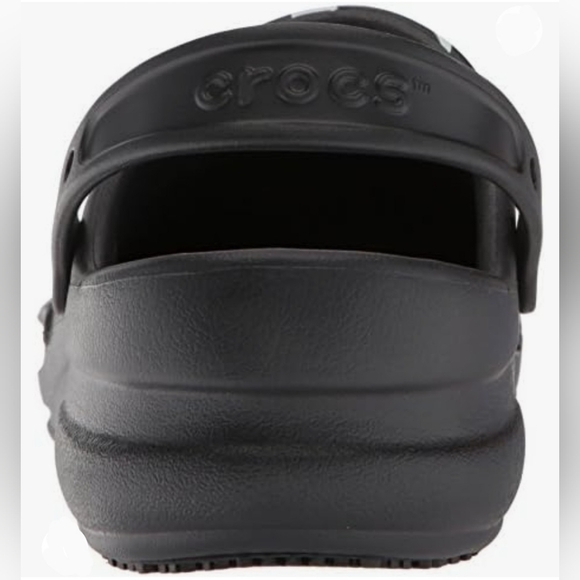 Crocs Unisex Bistro Graphic Black And White Fishbone Clogs - Size M15 / W17 - Picture 13 of 16